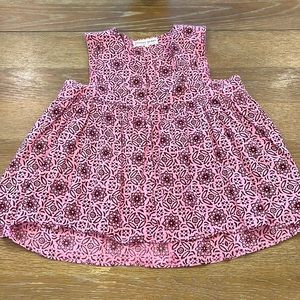 Sleeveless floral top